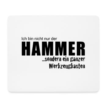 HammerPfade - Mousepad (Querformat) - Weiß - Vorne