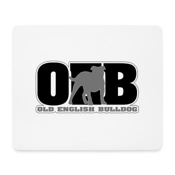 OLD ENGLISH BULLDOG OEB dogs dog Wilsigns - Mouse Pad (horizontal) - white - Front