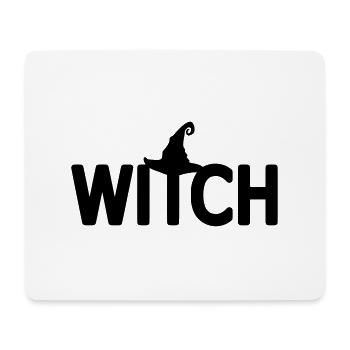 Witch Hexenhut Hexe Hexen lustig Hexerei - Mousepad (Querformat) - Weiß - Vorne