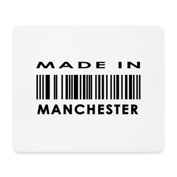 Fait à Manchester - Tapis de souris (format paysage) - blanc - Devant