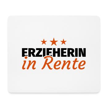 Erzieherin Rente - Mousepad (Querformat) - Weiß - Vorne