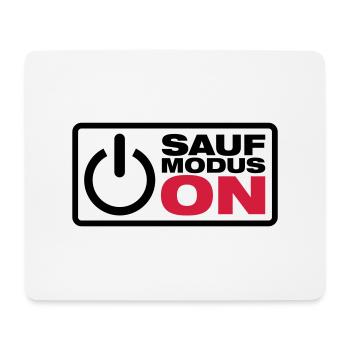 Sauf Modus ON - Mousepad (Querformat) - Weiß - Vorne