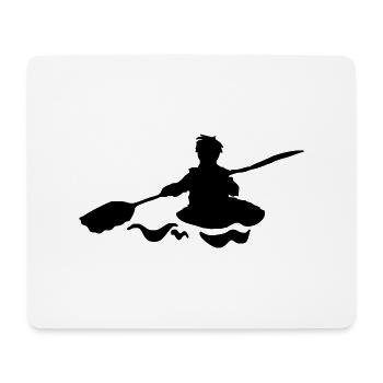 kanu sport - Mousepad (Querformat) - Weiß - Vorne