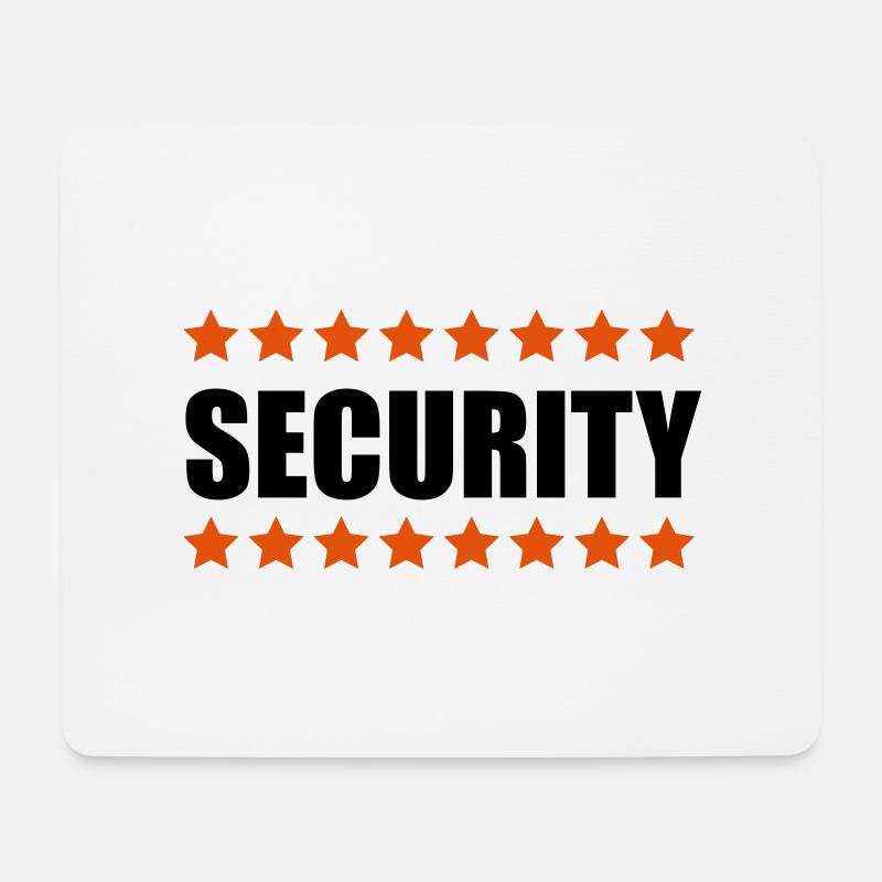 Security - Mousepad (Querformat) - Weiß