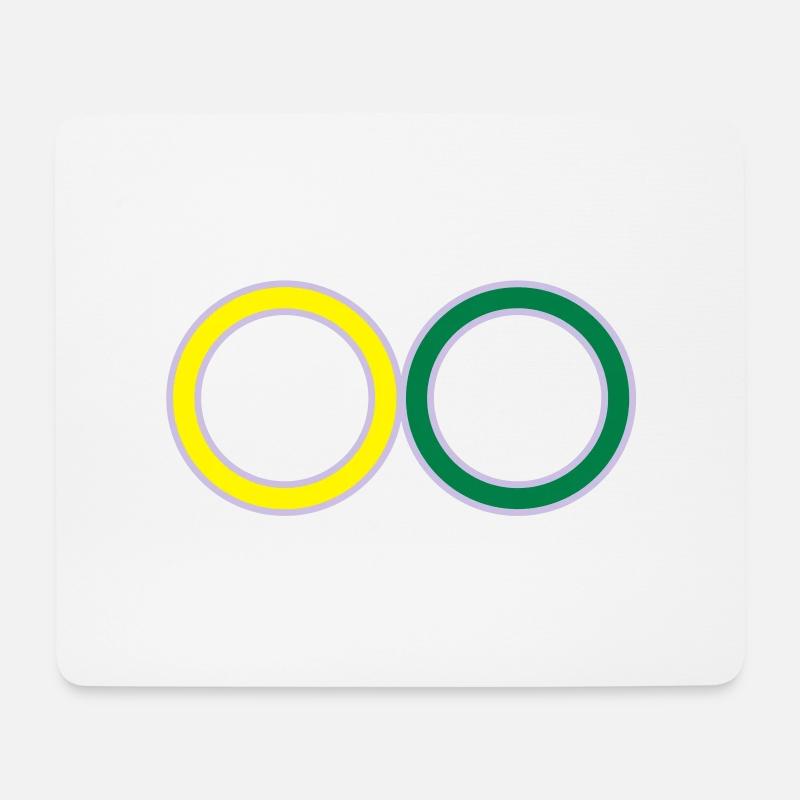 2_anneau - Mouse Pad (horizontal) - white