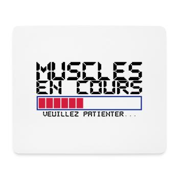 muscles en cours citation - Tapis de souris (format paysage) - blanc - Devant