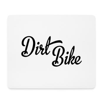 dirt bike - Mouse Pad (horizontal) - white - Front