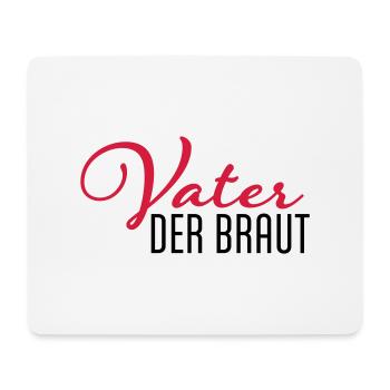 father of the bride - Mouse Pad (horizontal) - white - Front