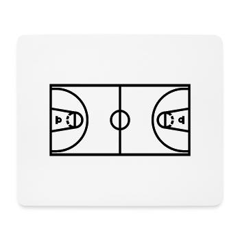 Basketball - Mouse Pad (horizontal) - white - Front