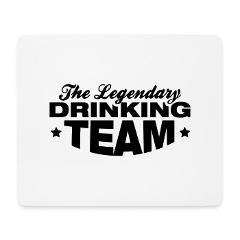 legendary_drinking_team_tt1 - Mousepad (Querformat) - Weiß - Vorne