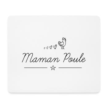 Mother hen - Mouse Pad (horizontal) - white - Front