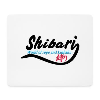 Shibari World 1 3 couleurs - Tapis de souris (format paysage) - blanc - Devant