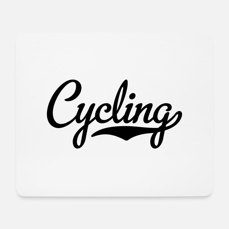 Radsport - Mousepad (Querformat) - Weiß