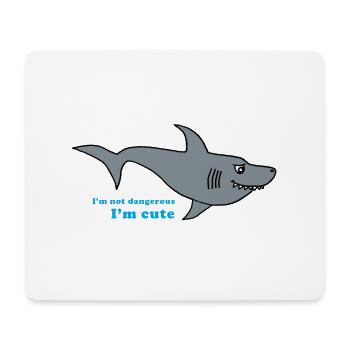 Shark - Mouse Pad (horizontal) - white - Front