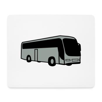 bus Busfahrer - Mousepad (Querformat) - Weiß - Vorne