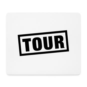 tour_f1 - Mouse Pad (horizontal) - white - Front