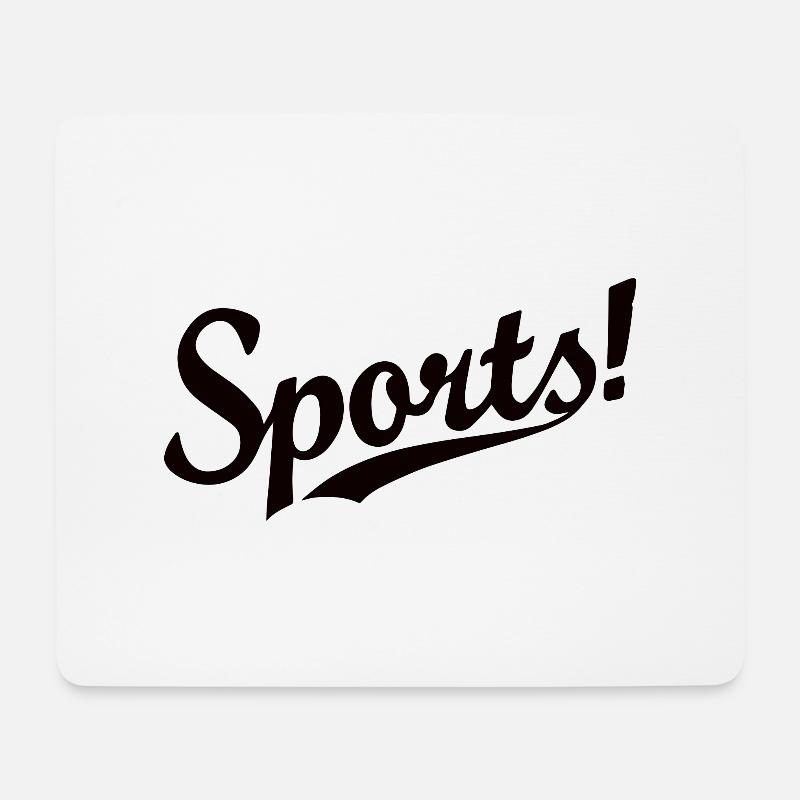 Sport - Mousepad (Querformat) - Weiß