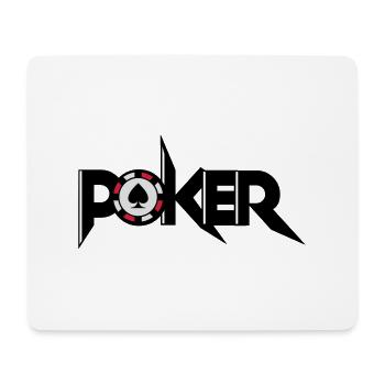 pokers - Tapis de souris (format paysage) - blanc - Devant