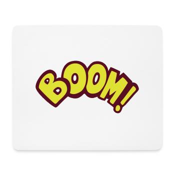boom geek gamer fun quote gaming comics - Tapis de souris (format paysage) - blanc - Devant