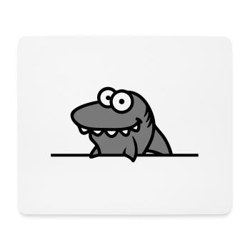 hai drôle panneau cadre mur montrer comic cartoo - Tapis de souris (format paysage) - blanc - Devant