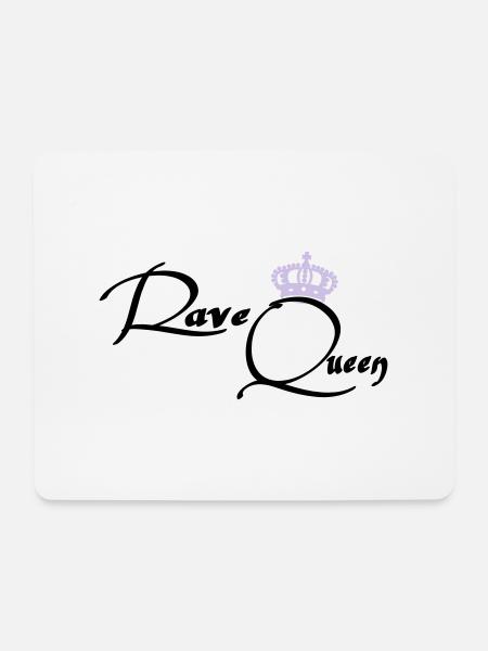 Rave Queen - Mousepad (Querformat) - Weiß