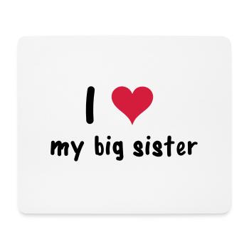 Sister - Mouse Pad (horizontal) - white - Front