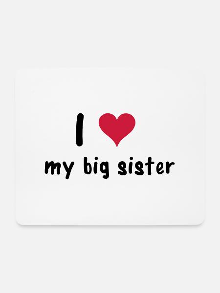 Sister - Mousepad (Querformat) - Weiß