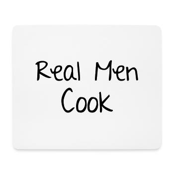 Men Cook - Mousepad (Querformat) - Weiß - Vorne