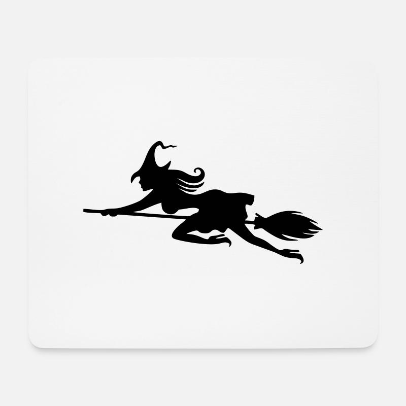 Hexe T-Shirt machs selber - Mousepad (Querformat) - Weiß