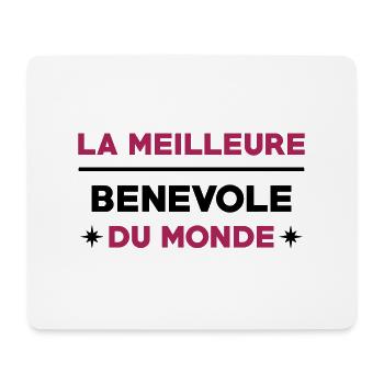 Bénévolat / Bénévole / Solidaire / Humanitaire - Tapis de souris (format paysage) - blanc - Devant