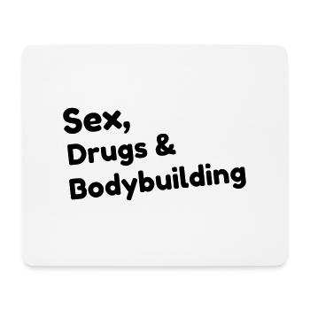 Bodybuilding - Bodybuilder - Sport - Musculation - Mouse Pad (horizontal) - white - Front