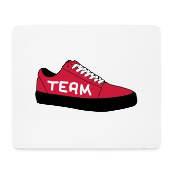 sneaker__team - Mouse Pad (horizontal) - white - Front