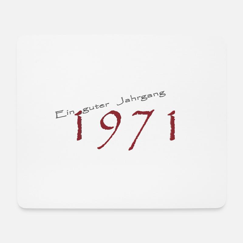 1971 ein guter Jahrgang - Mousepad (Querformat) - Weiß
