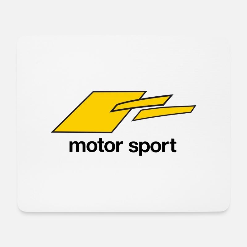 Motorsport - Mousepad (Querformat) - Weiß