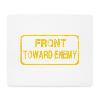 Front Toward Enemy Classic T-Shirt - Mousepad (Querformat) - Weiß - Vorne