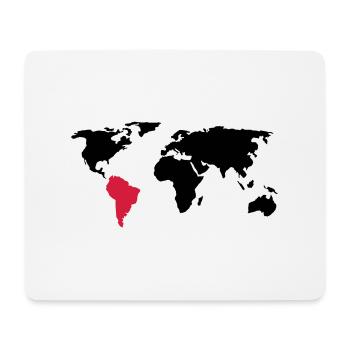 Destination: South America - Mouse Pad (horizontal) - white - Front