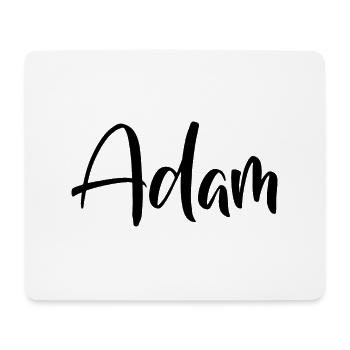 Name - Adam - Mouse Pad (horizontal) - white - Front