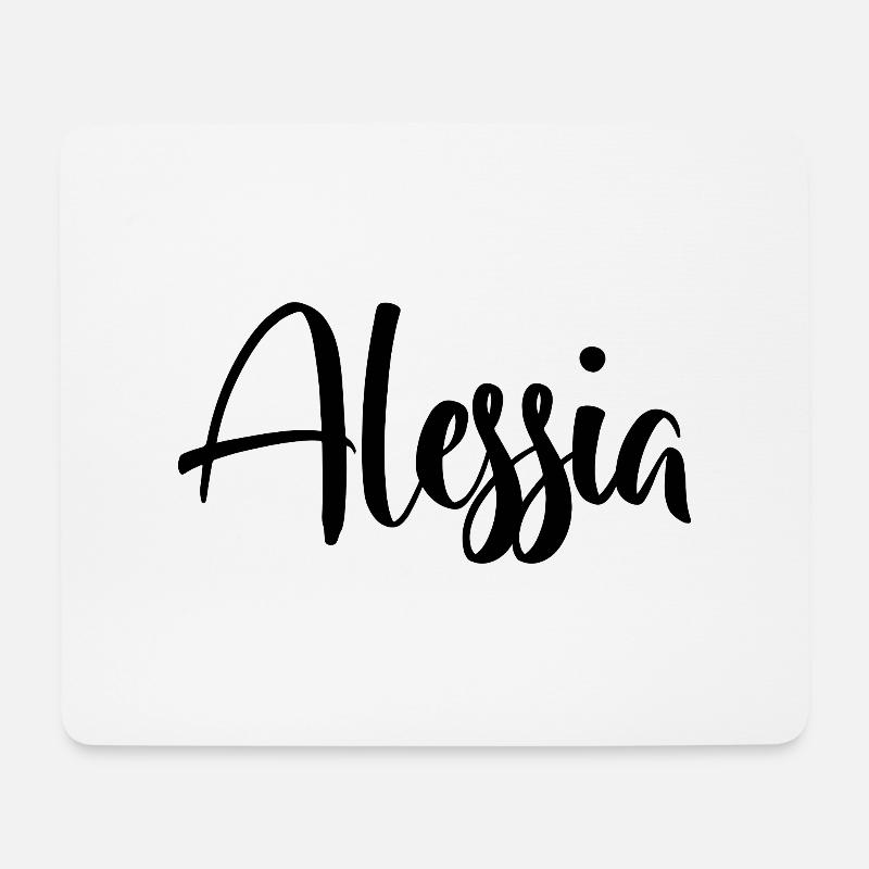 Alessia - Mouse Pad (horizontal) - white