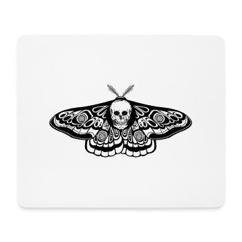 papillon gothique - Tapis de souris (format paysage) - blanc - Devant