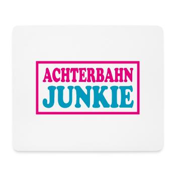 Rollercoaster Achterbahn - Mousepad (Querformat) - Weiß - Vorne