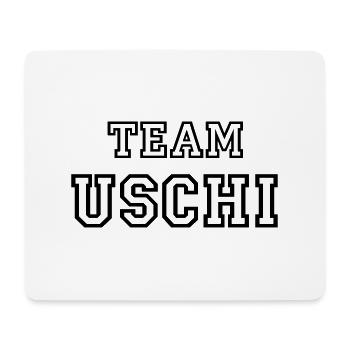 TEAM USCHI Dog Name TeamTricot - Mouse Pad (horizontal) - white - Front