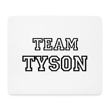 TEAM TYSON Dog Name Male Team Jersey - Mouse Pad (horizontal) - white - Front
