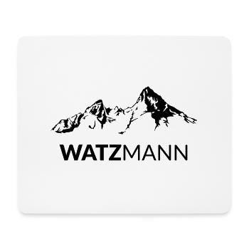 Watzmann Bergmassiv Berchtesgaden Alpen Bayern - Mousepad (Querformat) - Weiß - Vorne
