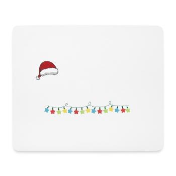 Fa La 8 Christmas Xmas Math Lights - Mousepad (Querformat) - Weiß - Vorne