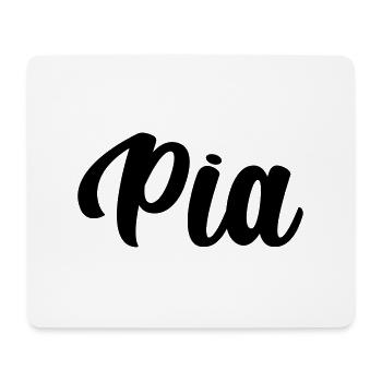 Pia - Mousepad (Querformat) - Weiß - Vorne