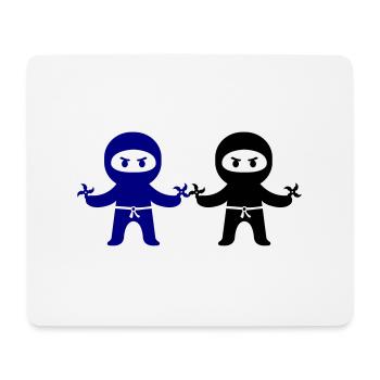 Ninjas - Mouse Pad (horizontal) - white - Front