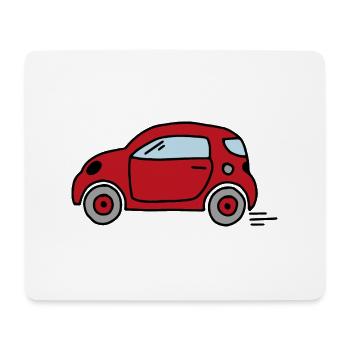 Voiture - Tapis de souris (format paysage) - blanc - Devant