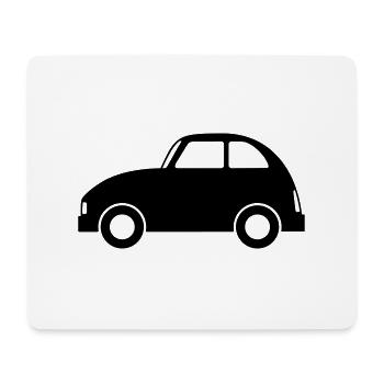 Car - Mouse Pad (horizontal) - white - Front