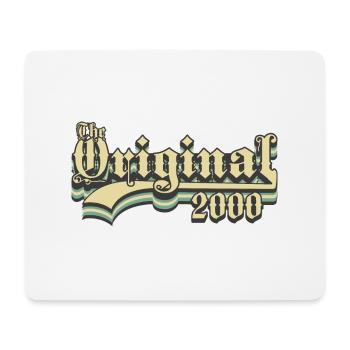Born in 2000 the original - Mouse Pad (horizontal) - white - Front