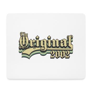 Geboren in 2002 das Original - Mousepad (Querformat) - Weiß - Vorne